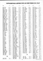 Landowners Index 009, Lac Qui Parle County 1991